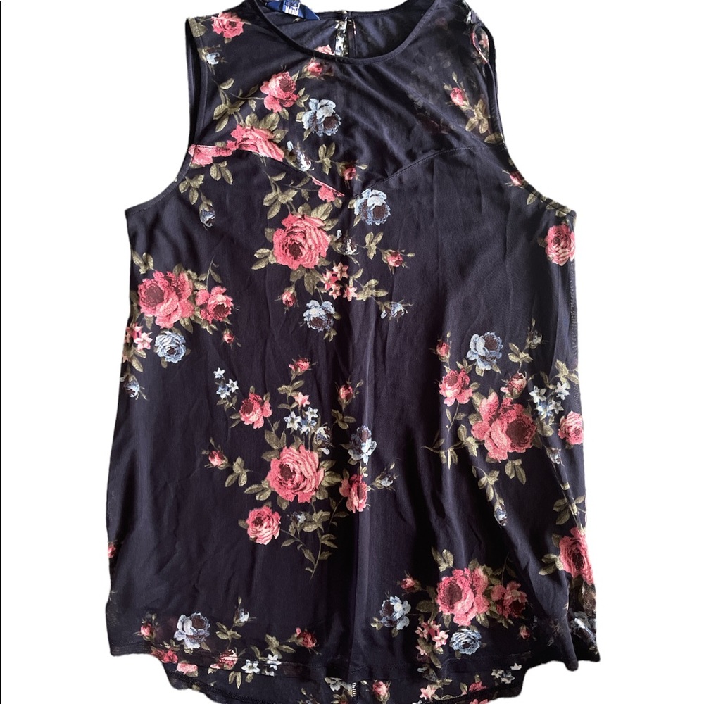 Flowing tank top blouse